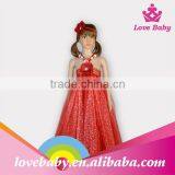 LBE4091259 Manufacturer Tutu Long Dress Kids Party Dresses Red Tulle Skirt thumbnail-1