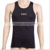 2016 Hot Sale Mens Sports Vest Gym Vest Dry Fit and Slimfit H Vest for Muscle Men With Good Quality thumbnail-6