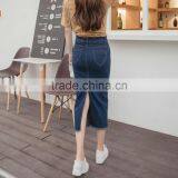 Latest Design New Style Summer Tight Jeans Skirt Long Skirt for Ladies thumbnail-4