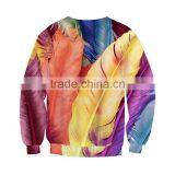 Cheap 100% Polyester Sublimation Wholesale Manufacturer Women Crew Neck Sweatshirt thumbnail-3