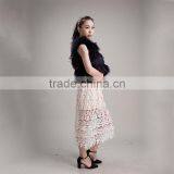 Myfur Lady Design Genuine Fox Fur Waistcoat Sleeveless Arctic Fox Fur Vest thumbnail-5