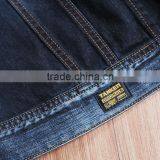 T1031 OEM Denim Top Coat pu Coated Sleeves Men Jacket thumbnail-6