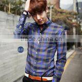 100%cotton Fashion Model Man Casual Shirts