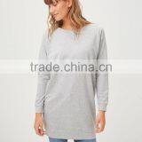2016 Fashion Wholesale Routine Sweatshirt Ladies Plain Pullover Sweatshirt thumbnail-4