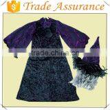 Halloween Cosplay Witch Vampire Costume With Wig Hat thumbnail-1