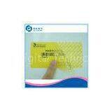 Double Layer Tamper Proof Labels , Yellow / Green Die Cut Caution Labels