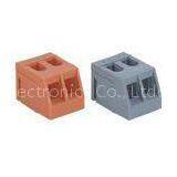 Orange 2 Way Transformer Terminal Block Strip Length 8-9mm / 0.33in