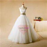 Organza Ball Gown Wedding Dresses WD1551 thumbnail-1