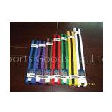 Courful martial arts belts taekwondo colour belts with Embroidery