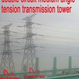 MEGATRO 220KV 2F11 SJ3 double circuit medium angle tension transmission tower