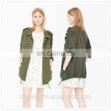 New Style High Quality Long Sleeve Womens Military Jacket Wholesale thumbnail-1