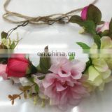 Wholesale Low Price Artificial Flower Garland Headband For Party FH4015