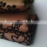 Winfar Textile 100% Polyester DTY Scuba Flower Flocking Fabric thumbnail-3