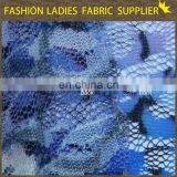 Blue Fashion Design Popular High End Ladies Nylon/spandex Lace Fabric thumbnail-3
