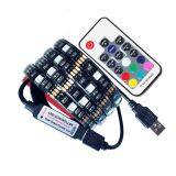 DC5V USB LED Strip 5050 RGB Flexible Light 1M 2M TV Background Lighting RGB LED Strip Adhesive Tape IP20 / IP65