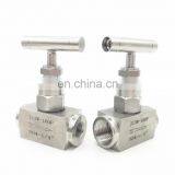 High Pressure Shut-off Valve 1/4 Soft Seal High Temperature Hydraulic Needle Valve thumbnail-4