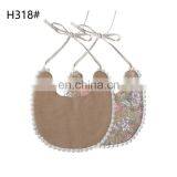 Wholesale Cotton Print Lace-up Cute Baby Bibs thumbnail-6