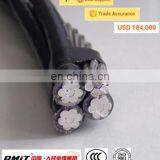 33kv Bare ACSR Neutral Core Duplex 4x150mm2 Aluminum ABC XLPE Cable 100mm2 Aerial Cable thumbnail-6