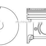 Corolla Tercel 1N-T 1NT 1N Diesel Engine Piston Kit 1310355020 13103-55020 thumbnail-3