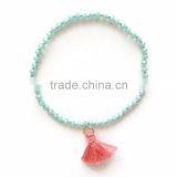 hot sale bracelet crystal tassel bracelet diy beads bracelet 2016