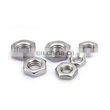 China Manufacturer Stainless Steel A2 A4 DIN439 DIN936 Hex Jam Thin Nut thumbnail-1