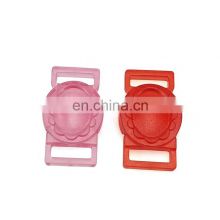 flower pattern buckles for cat collar using cute high quality and factory price