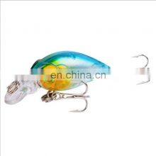 4.5cm 4g Plastic Mini Bionic Bait With Treble Hooks Tackle Sea Bass Crank Bait thumbnail-2