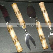 Wood Handle Indian Handmade Metal Cutlery Sets