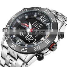 Profession Seller Sale Classic KAT-WACH 1802 Men's Quartz Digital Watches Steel Strap Analog Digital Display Sport Watches thumbnail-2