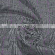 Stock Fabric Polyester/Rayon Yarn Dyed Woven Check Fabric thumbnail-2