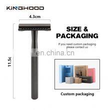 Private Label Mens Classic Metal Double Edge Razor Blades Safety Razors Shaving Maquina De Afeitar thumbnail-3