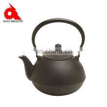 0.6L 0.8L Mini Teapot Set Strainer Cauldron Tetsubin Japanese Enamel Chinese Antique Cast Iron Teapot thumbnail-3