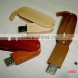Swivel Shape Wooden USB Flash Drive