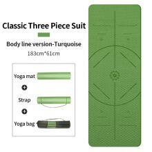 Multiple Colors Eco-Friendly Non-Slip TPE Yoga Mat for Pilates thumbnail-5