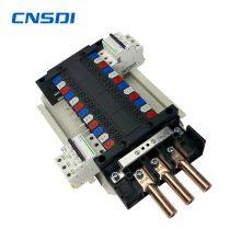 CNSDI 250A MCB Pan Assembly Busbar Chassis With 6way 8way 10way for Distribution Board thumbnail-2