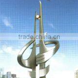 Modern Large Abstract Arts Stainless Steel Sculpture for Sale thumbnail-1