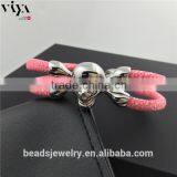2016 New Handmade Stingray/Python Skin Bracelet Genuine Leather Bracelet Manufacturer thumbnail-4