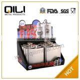 Stainless Steel Hip Flask Set/hip Falsk With Cup/5oz Funny Whisky Hip Flasks