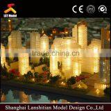 Scale Model Modern House Building With Nice LED Lighting Effect