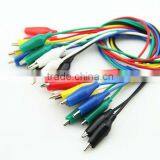 Multi Color Small Alligator Clip Cable/Crocodile Clip Cable