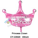 2016Wholesale Beautiful Princess Crown Balloons Helium Balloon Party Decoration Supplies