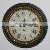 100729EA-Acrylic Diamond Metal Wall Clock
