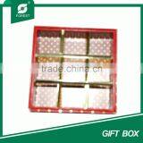 COLOR COTTON FILLED JEWELRY GIFT BOX thumbnail-4