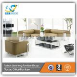 Different Style Design Sofa Cover Leather Wooden Frame Office Sofa S701