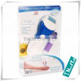 smooth set electric pedicure foot file diamond feet care pedicura skin callus remover & 2 replacement rollers
