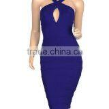 2015 Hot Selling Women Blue Elegant Cheap Wedding Dress thumbnail-2