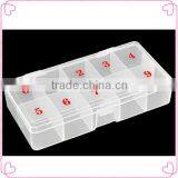 Cheapest clear plastic display box,nail art tool box sale