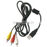 Hot Sell Usb Male a to 3 Rca Cable