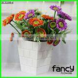 2013 New Arrival 10 Heads Small Bulk Vintage Artificial Daisy Flowers Making for Home&hioliday Decoration