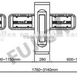 Optical Swing Turnstile Barrier for the Entrance of Government Facilities and Offices thumbnail-2